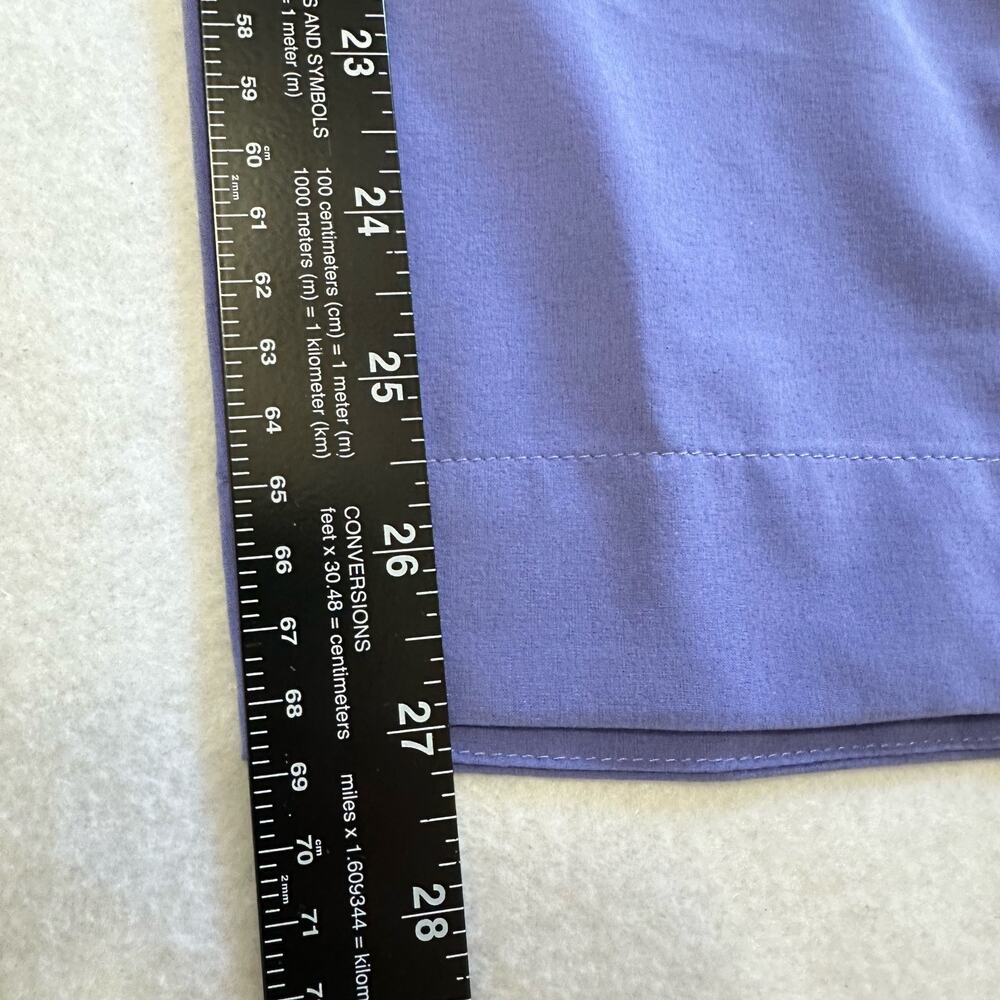 Athleta Arrival Straight Leg Ankle Pants Adonis Purple Blue #586940 10 Tall NWOT - Picture 11 of 13